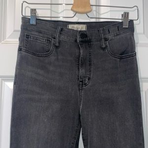 Madewell 10” High Rise Skinny Jeans with Viscose—Gray—26